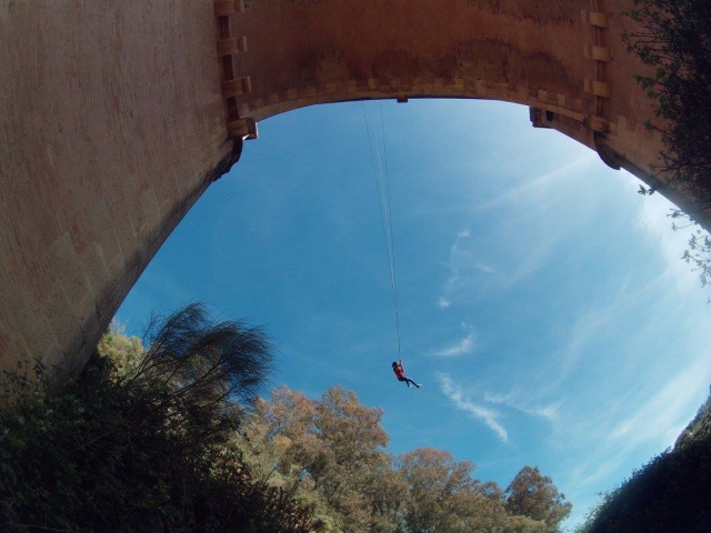  After the jump in Ronda 
